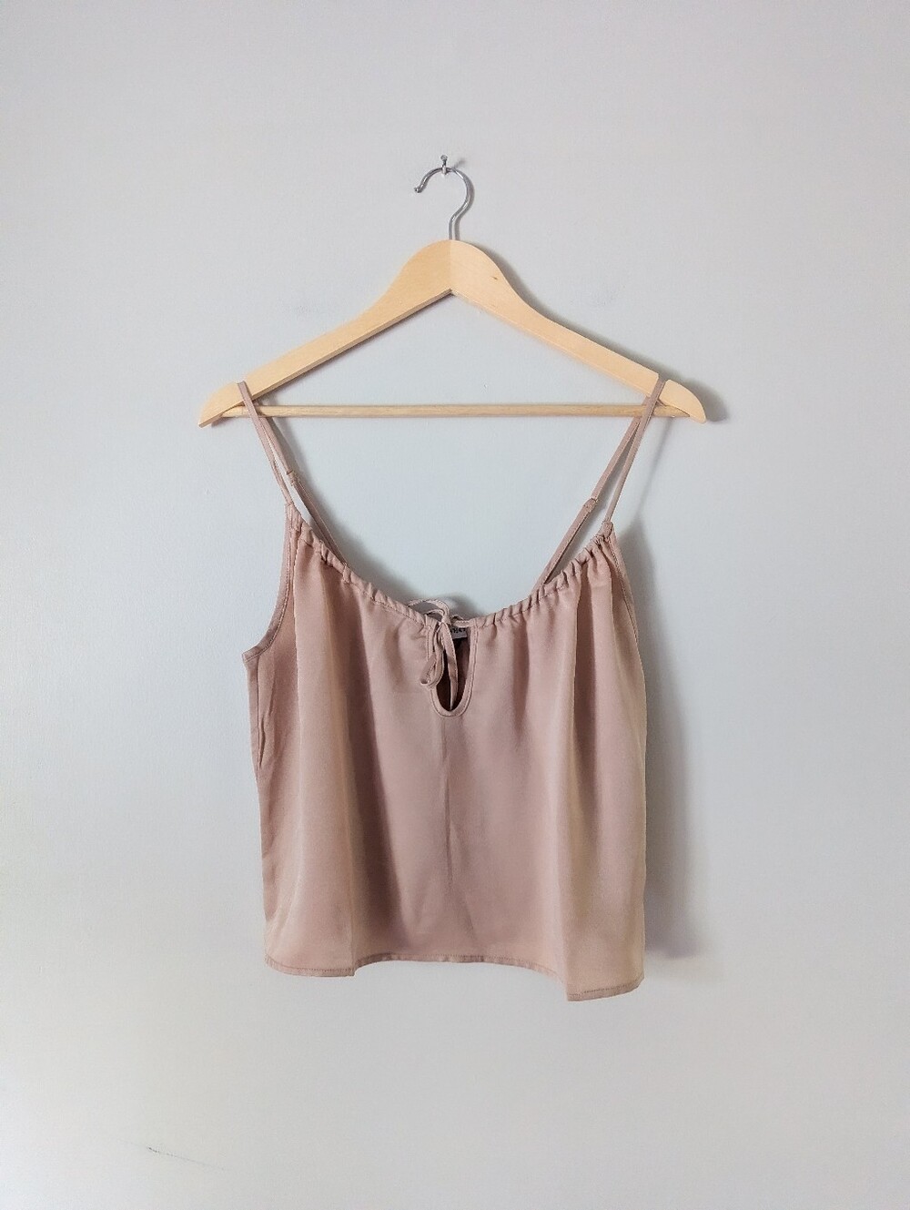 WeWoreWhat Silky Cami Deep Sand